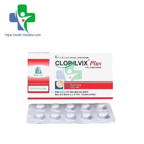 Clopalvix Plus Boston - Thuốc điều trị hội chứng mạch vành